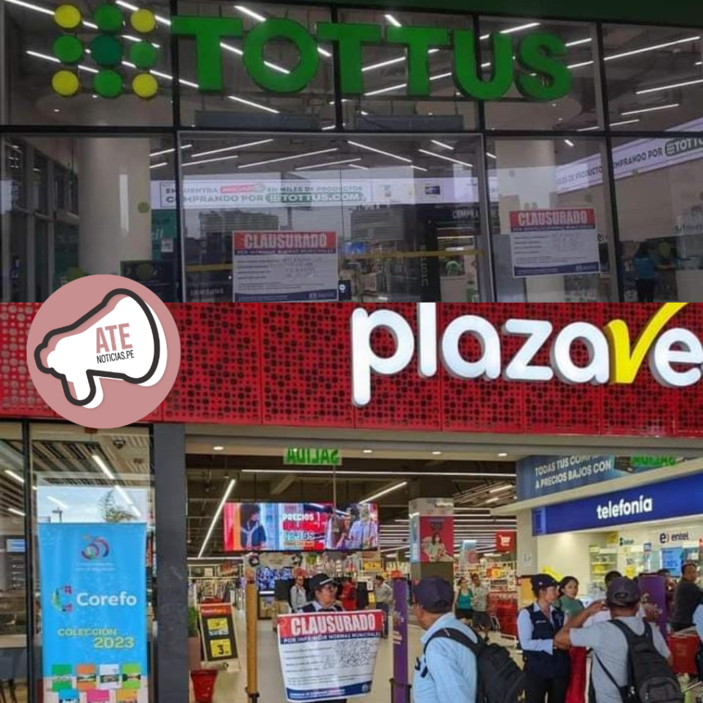 Municipalidad de Ate clausura Tottus y Plaza Vea de Real Plaza Puruchuco 24 4E7A962F B6E3 46BB BD62 3246077EFF0A