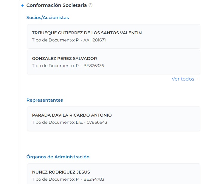 Ricardo Parada: el nro. 1 de Dupuy que no respeta las reglas con faltas graves y muy graves 28 CONFORMACION DE LA EMPRESA INTEINCO