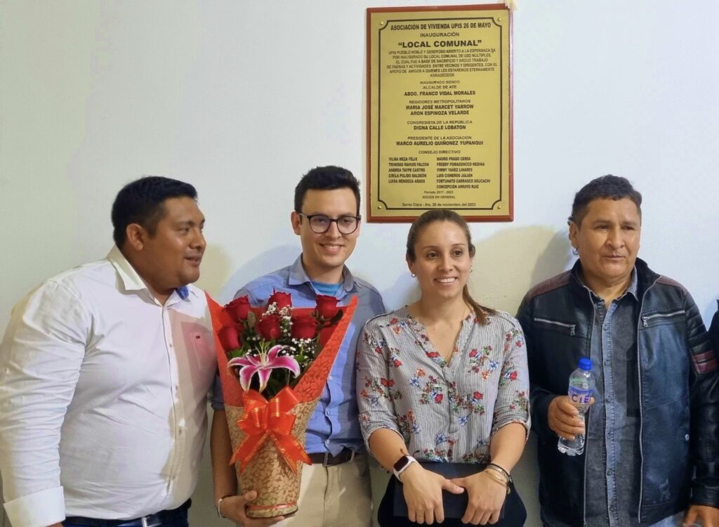 Ate: regidora Majo Marcet inaugura local comunal en Asociación UPIS en Santa Clara 41 majo marcet regidora lima javier merino ate